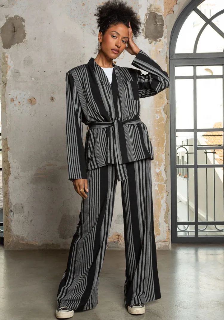 pantalon_alges_black_stripes_4.webp Sale Pantalon ALGES Pants