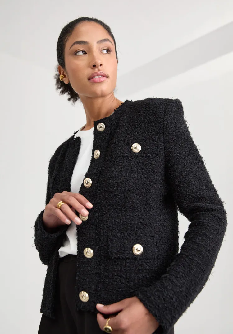 Clearance & SONGE Studio & Veste MARIA Tweed Jackets And Coats